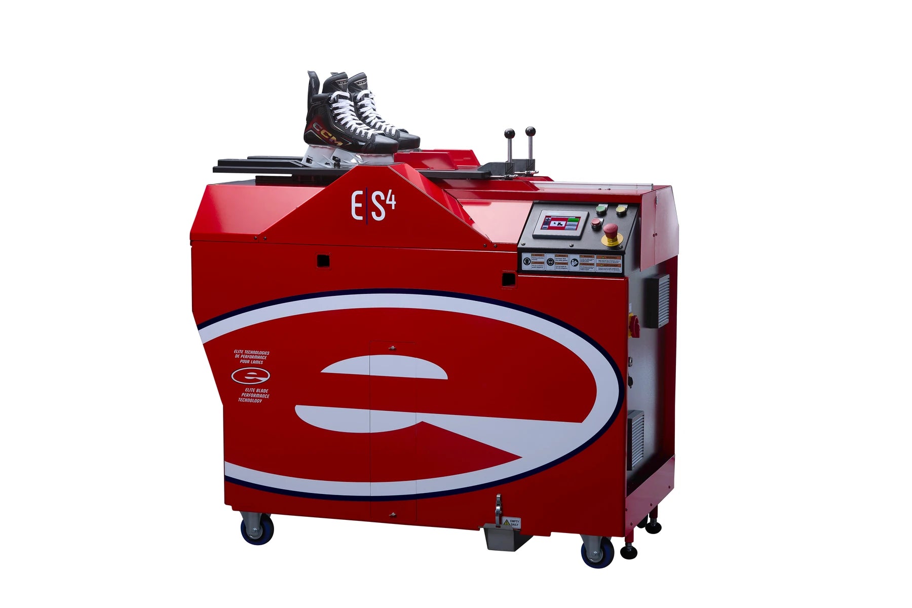 Elite E-S4 sharpener in operation